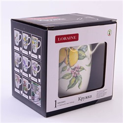 60160 Кружка 310мл Лимонный праздник доломит LR (х60)