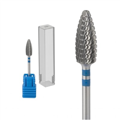 Nail Art Фреза твердосплавная пуля H0615D-M, синий 13283