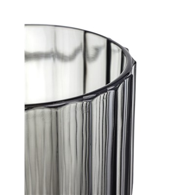 УЦЕНКА Стакан низкий «Мистерия» графит 250 мл, 5 шт.