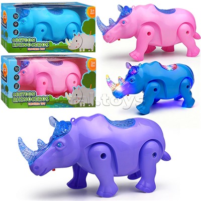 Носорог на батарейках, в коробке