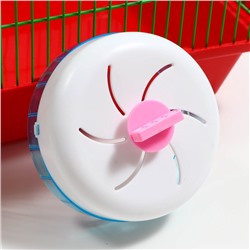 Колесо для грызунов тихое, 13.5 см, синее