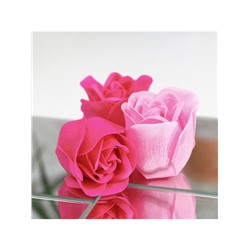 Мыльные розы, фуксия и розовые, набор 11 шт.