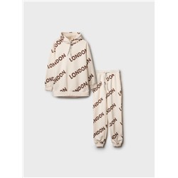 Комплект трикотажный для девочек: толстовка, брюки