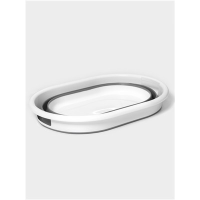 Таз складной Доляна, 39 л, 61.5×44×26.5 см, серый