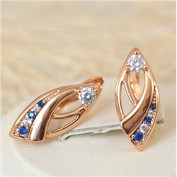 Серьги позолота H01-3720