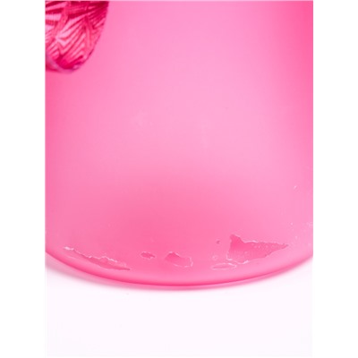 УЦЕНКА Бутылка для воды, 600 мл, с поильником, розовая