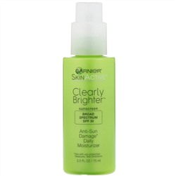 Garnier, SkinActive, Clearly Brighter, Anti-Sun Damage Daily Moisturizer, SPF 30, 2.5 fl oz (75 ml)