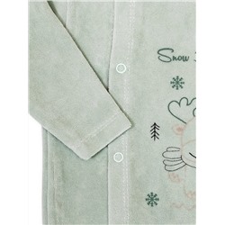 1628 Комбинезон+шапочка велюр