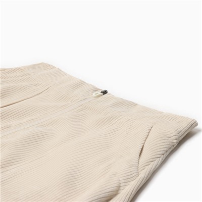 Юбка миди женская MINAKU: Velvet collection, молочная, размер 42