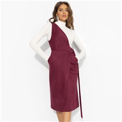 Сарафан замшевый, Селфи-мания (бордо)