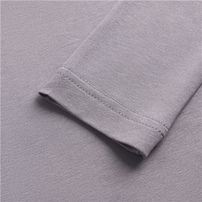 Пижама женская (лонгслив, брюки) MINAKU: Home collection, серая, размер 44