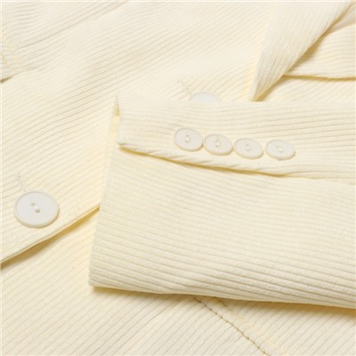 Пиджак женский MIST Velvet, размер 44-46, молочный