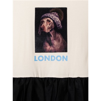 Платье трикотажное для девочек