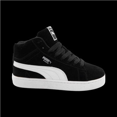 Кроссовки на меху А66 черные п/п