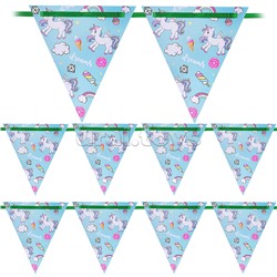 Флажки-растяжка "Сладость единорога"