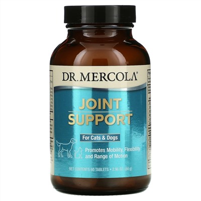 Dr. Mercola, Поддержка с BiovaPlex, для домашних животных 60 таблеток