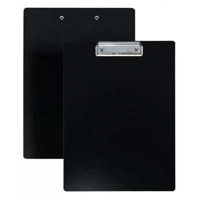 Планшет (доска с зажимом) А4 пластик черный NM3012 0,90мм inФОРМАТ