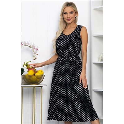 Платье Поцелуй солнца (черное) П13904-19М