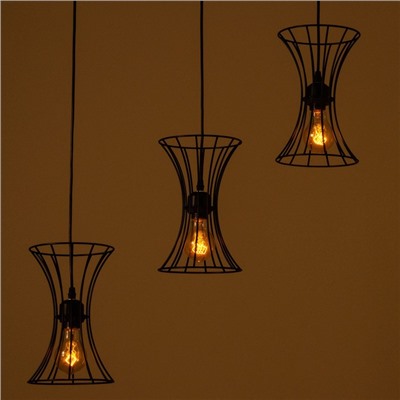 Светильник BayerLux «Анетта» 3хЕ27 40 Вт черный 16×50×23-123 см