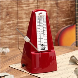 Метроном механический Gleam, коричневый, 40-408 ударов в минуту, 21×10×12 см