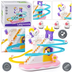 Игровой набор-трек "Единорог, горка" в коробке