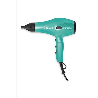 Harizma Профессиональный фен для волос / Venice 10222-16, 2100 Вт, бирюзовый KRISTALLER, 1110885