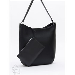 Сумка женская кожаная 1020M black  Polina&Eiterou в Новосибирске