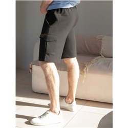 Шорты-карго из легкого футера