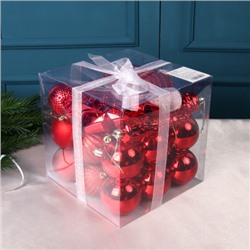 Елочные шары 31 штук 7 см Ассорти / HX-24 /уп 24/