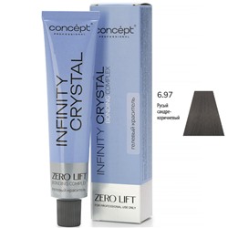 CONCEPT Infinity Crystal Гелевый полуперманентный краситель для волос 6/97 Русый сандре-коричневый 60 мл