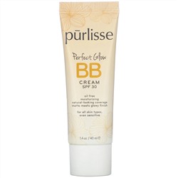 Purlisse, Perfect Glow, BB Cream, SPF 30, Tan Deep, 1.4 fl oz (40 ml)