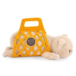 Кот Барсик в сумке бежевый 35