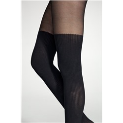 CONTE Колготки с имитацией гольфинов в рубчик CAPRICE CONTE ELEGANT, 1233867