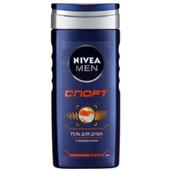Гель для душа NIVEA MEN Спорт 2в1 с ароматом лайма и минералами (250мл) (81078)