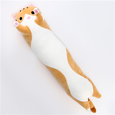 Мягкая игрушка «Кот батон», 70 см, цвет рыжий