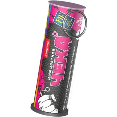 Цветной дым с чекой розовый JF DM90/super_PK (Joker Fireworks)