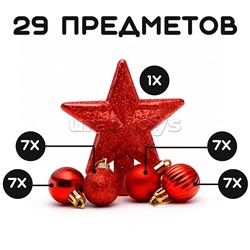 Набор новогодних украшений "Яркие впечатления"