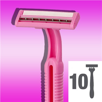 Станок для бритья одноразовый для ЖЕНЩИН Dʤɪˈlett БЛЮ-2 Women(10 шт.) (Оригинал)