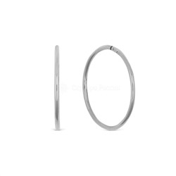 Серьги из серебра родированные 925 пробы 2-185р