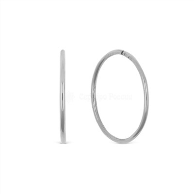 Серьги из серебра родированные 925 пробы 2-185р