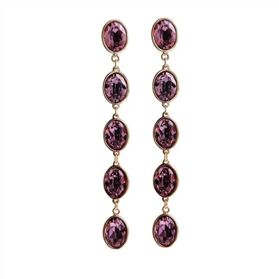 Серьги с кристаллами Swarovski