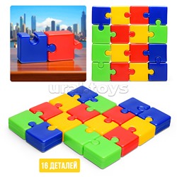 Конструктор "Строитель" пазл 16д