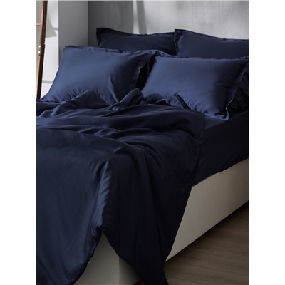 Пододеяльник 1.5-спальный SL Home, 150×220 см, синий, тенсель