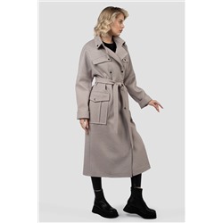 01-11957 Пальто женское демисезонное (пояс)