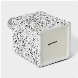 Дозатор для мыла Доляна «Гранит», 360 мл, белый