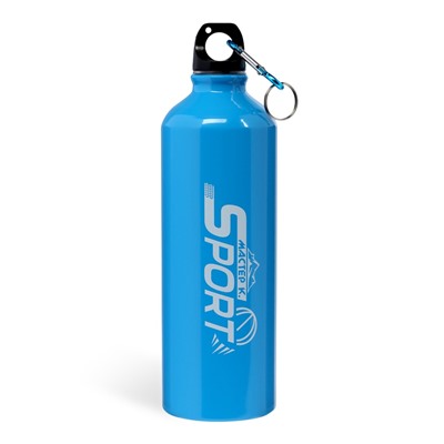 Бутылка для воды «Мастер К», 750 мл, 24.5×7 см, корпус из алюминия