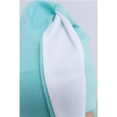 60155 Шапка_снуд Зайка (Ментол)