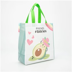 Сумка хозяйственная без застёжки, 27×12×29 см, с принтом, МИКС