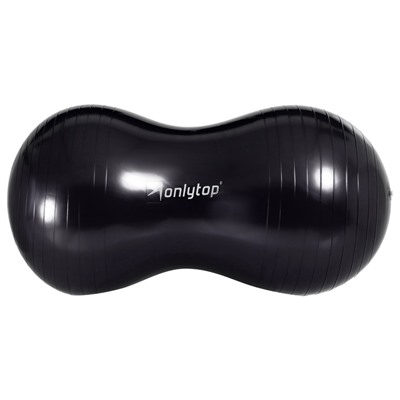 Фитбол овальный ONLYTOP, 900 г, цвета МИКС