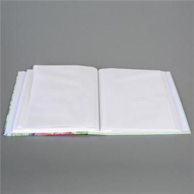 Фотоальбом 120 фото 10х15 Цветы / 9345 /уп 48/ (Розовый)